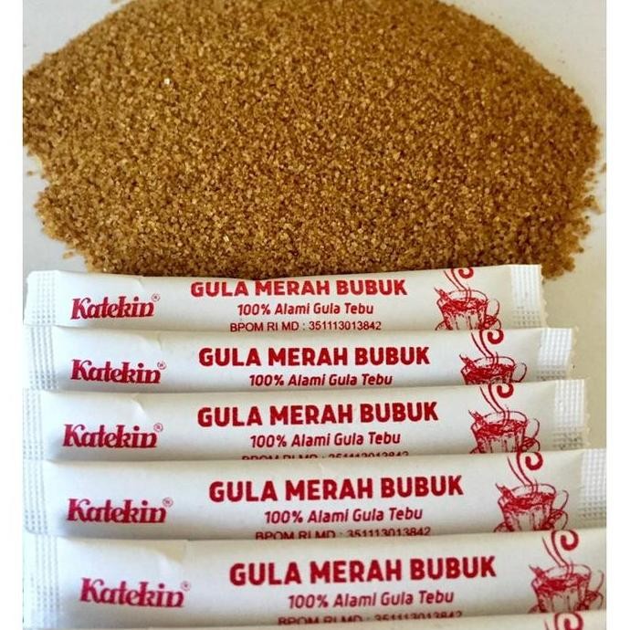 

Baru KATEKIN Gula Merah Stick 6gr - Gula Aren Sachet Isi 100pcs