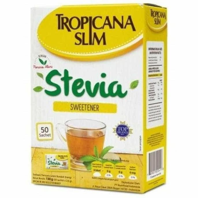 

Baru Tropicana Slim Stevia 50 Sachet Gula Diet Rendah Kalori