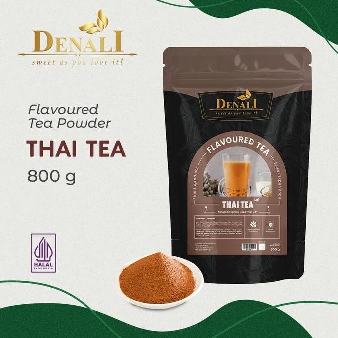 

Baru Denali Thai Tea Powder Minuman Bubuk Premium Flavoured Tea