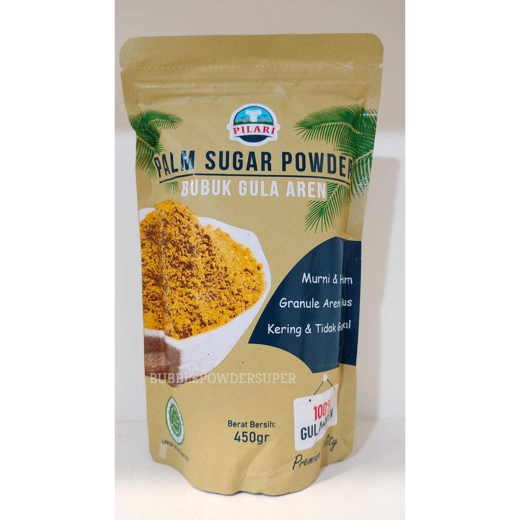 

Baru Gula Aren Bubuk 450gr - Brown Sugar / Palm Sugar Powder Murni