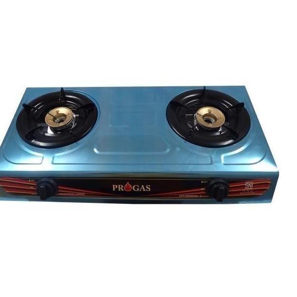 Kompor 2 Tungku Progas / Kompor Gas 2 Tungku Progas