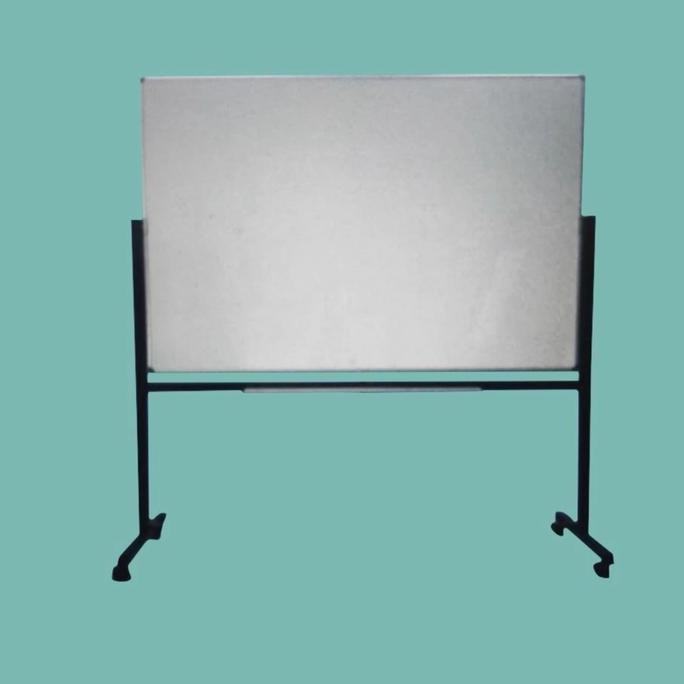 

Papan Tulis White Board Sakana Uk.90 X 180Cm, 2 Muka Pakai Kaki