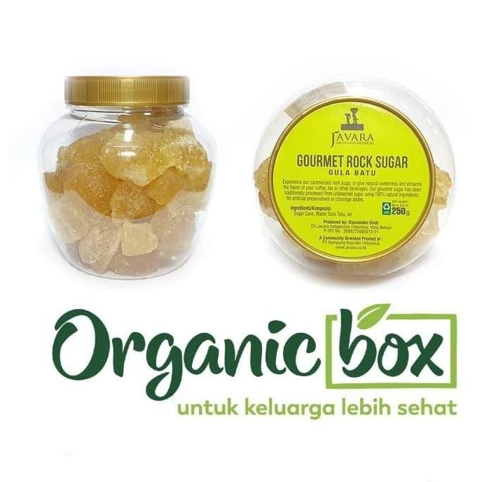 

Baru Javara Gula Batu 250gr - Gula Batu Organik
