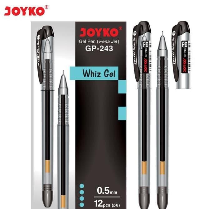 

Gel Pen / Pulpen / Pena Joyko Gp-243 / Whiz Gel / 0.5 Mm / 1 Box 12Pcs