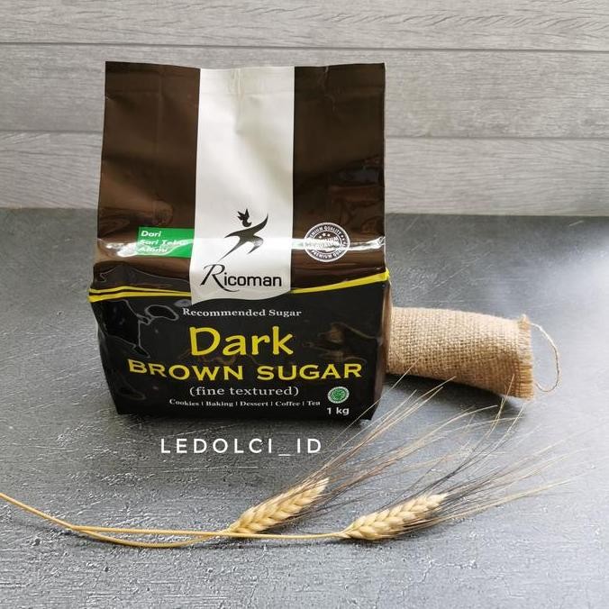

Baru Brown Sugar Ricoman Dark 1kg - Pemanis Kue & Minuman