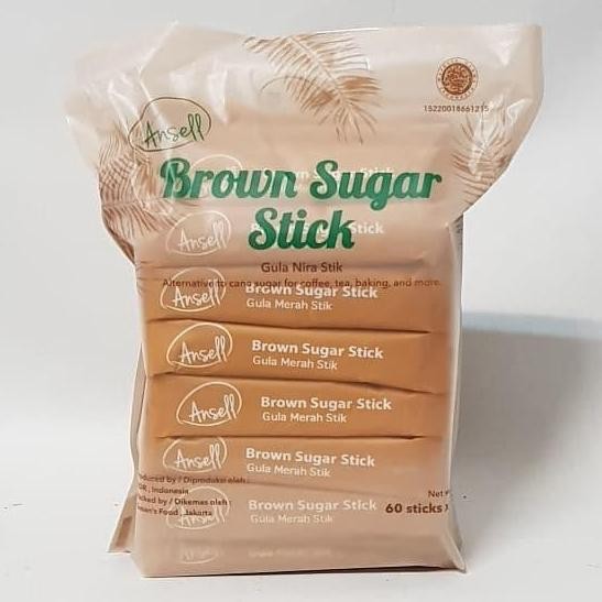 

Baru Ansell Brown Sugar Stick 60 x 6g - Gula Merah Saset Praktis