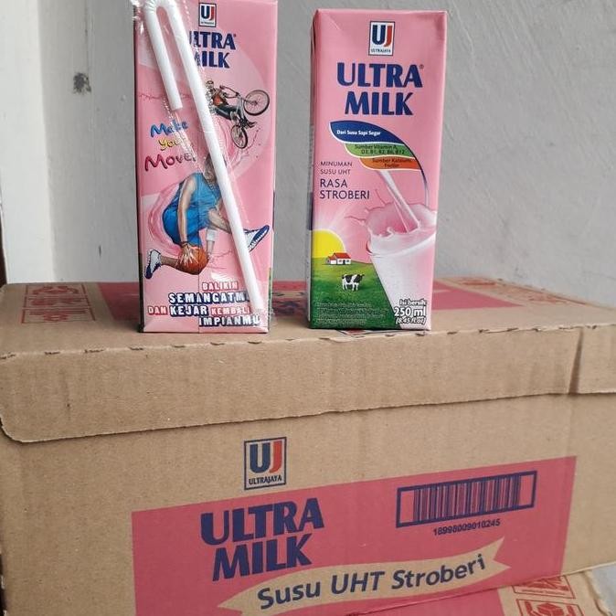 

Promo Susu Ultra Milk Rasa Strawberry Ukuran 250 Ml Isi 24 Pcs
