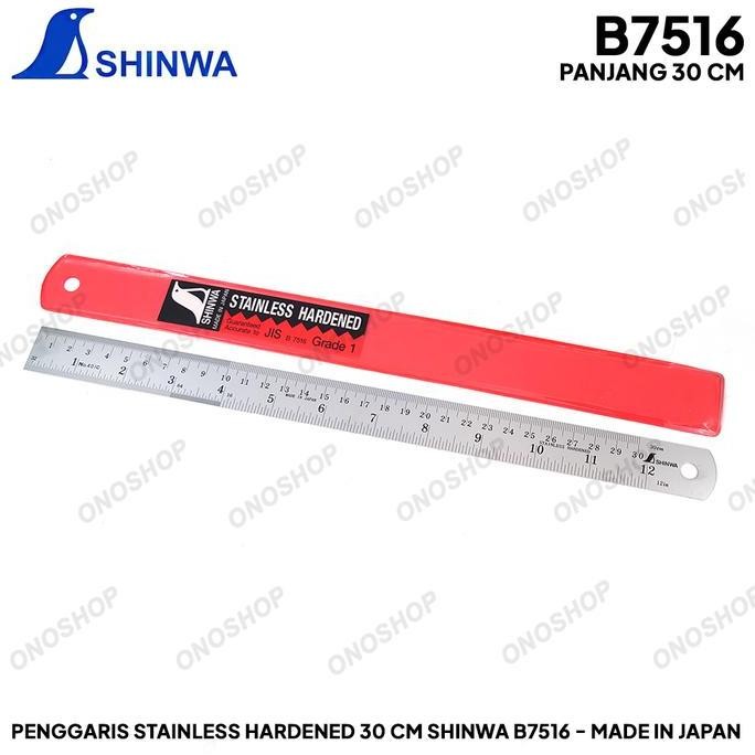 

Penggaris Stainless Steel 30 Cm - Sinhwa - Made In Japan