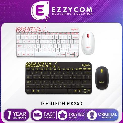 Murah Logitech Mk240 Combo Wireless Keyboard & Mouse - Logitech Mk240