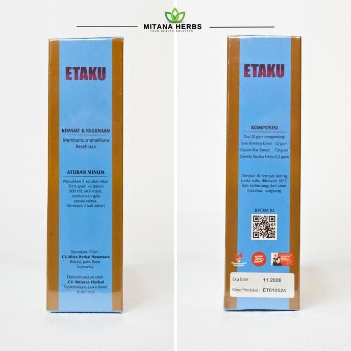 

Murah Susu Penambah Tinggi Badan Anak Dan Dewasa, Susu Bubuk Tinggi Kalsium - Etaku Goatmilk Isi 200Gr Dairy Etawa Susu Kambing