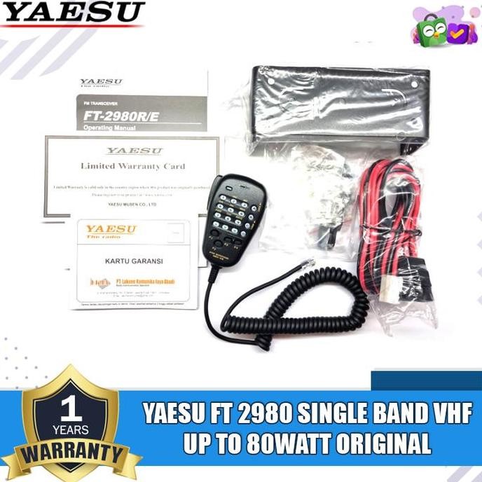 Promo Yaesu Ft 2980 Vhf 80 Watt Ft2980 Ft-2980 Radio Rig Yaesu Ft 2980 Up To 80W Original Garansi
