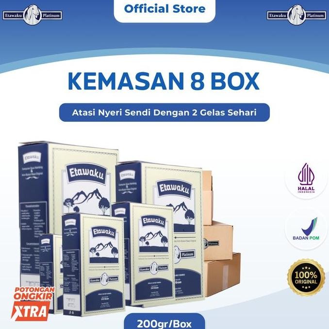 

Sale Paket Spesial 8 Box Etawaku Platinum Solusi Sesak Nafas Dan Asma