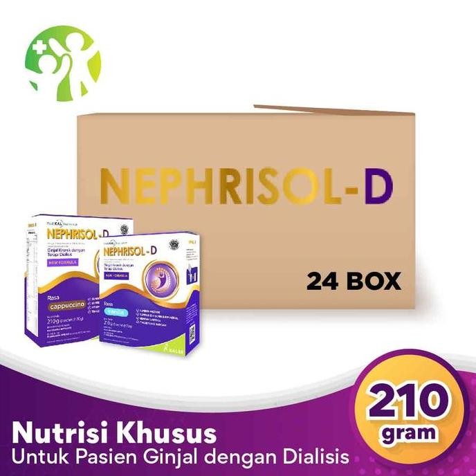 

Sale Bundle 24 Box Nephrisol D - Nutrisi Tinggi Protein Pasien Gagal Ginjal