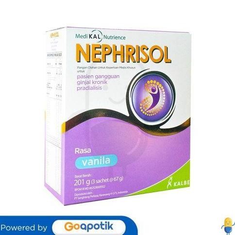 

Grosir Nephrisol Rasa Vanila 67 Gram Box 3 Sachet