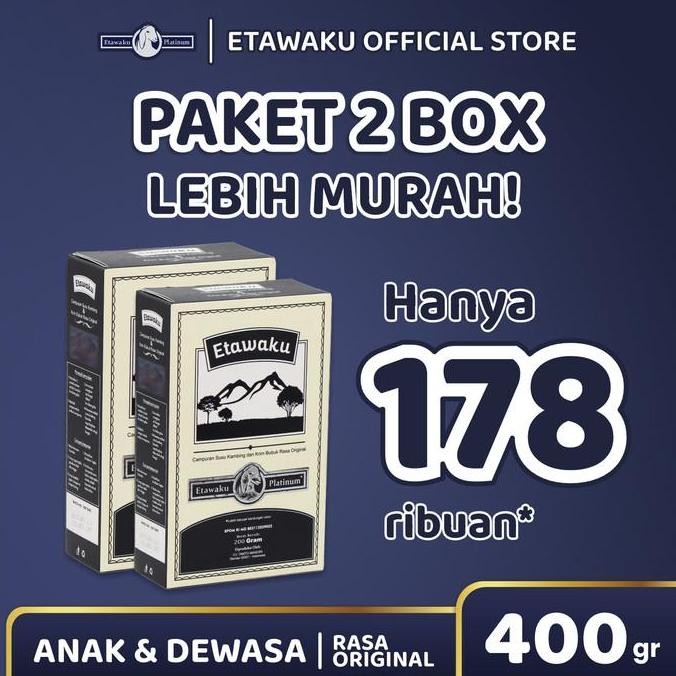 

Promo Etawaku Platinum - Susu Kambing Etawa Atasi Masalah Pernafasan