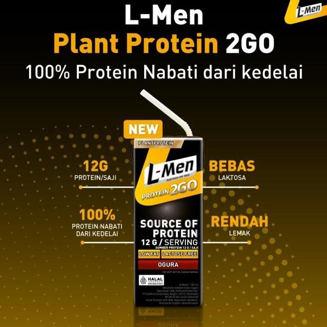 

Sale Spesial Promo - Near Ed - 24 Packs - L-Men Uht Plant Protein 2Go Ogura