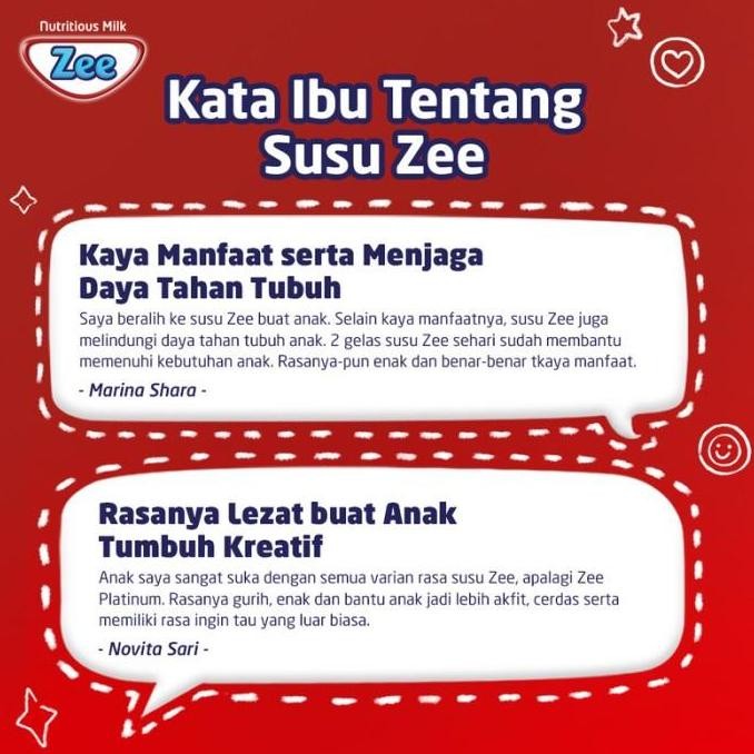 

Grosir Zee Reguler Vanilla Twist Milk 340Gr (2Pcs)