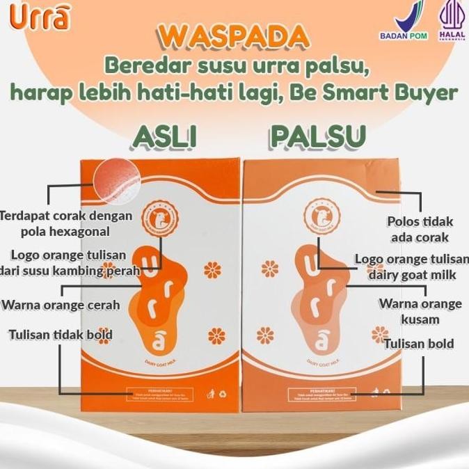 

Grosir Susu Urra Susu Kambing Saanen Premium - 3 Box