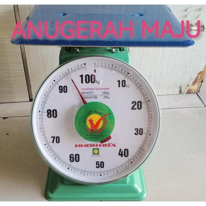 Timbangan Duduk Jarum Vietnam 100 Kg/Timbangan Manual Nhonhoa 100 Kg