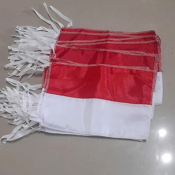(Allthebest) Bendera unyil isi 20 biji / bendera merah putih kecil ukuran 10x15cm