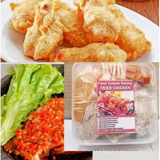 

Bumbu Tepung Ayam Marinasi Fried Chien Paket Percobaan Fried Chien