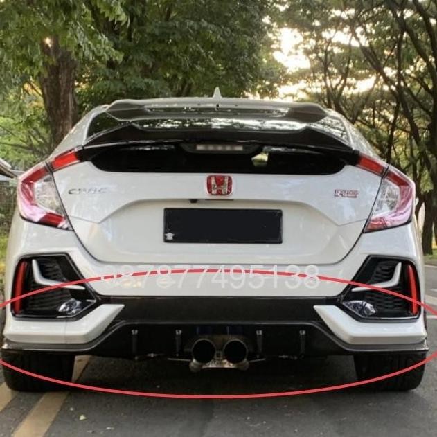 Diffuser Bemper Civic RS hatchback FK turbo bumper defuser