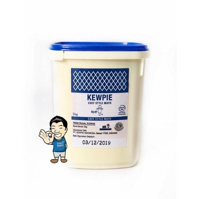 

Tersedia Kewpie Chef Style Mayo Mayonnaise 3kg - Saus Salad & Dipping Serbaguna