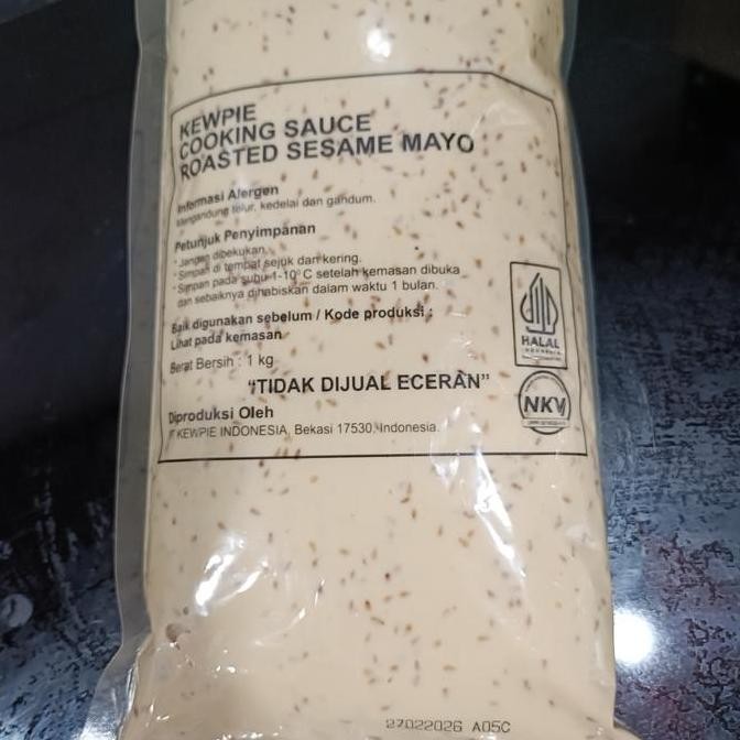 

Tersedia Kewpie Cooking Sauce Roasted Sesame 1kg - Saus Mayo Wijen Sangrai