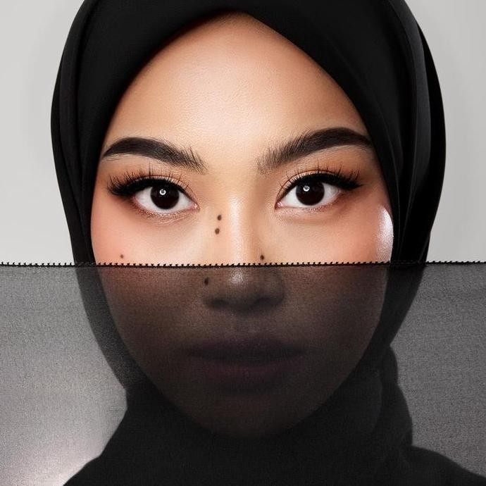 (Allthebest) Lua Fold Square Scarf - Lafiye Premium Square