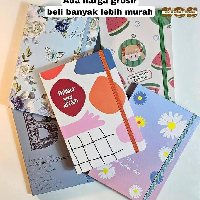 

Tersedia SOS Buku Notes Tali A5 25K Fancy - Buku Catatan Notebook