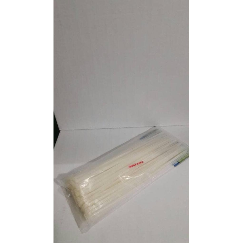 

Diskon! Kabel Ties 25cm Nylon Serbaguna - Tali Pengikat Kabel Warna Hitam/Putih 100pcs