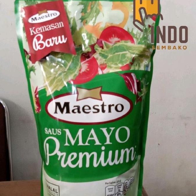 

Tersedia Maestro Mayonnaise 1 Kg Dus Isi 10 Pouch - Saus Salad Mayo Refill