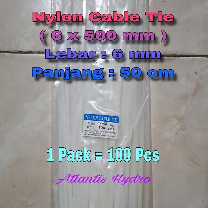 

Diskon! Paket Kabel Ties 10-30cm Warna Putih Ukuran 3.6 & 4.8mm Serbaguna