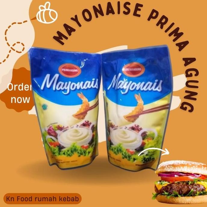 

Tersedia Prima Mayonais Original 1kg Saus Mayo Gurih untuk Salad & Sandwich