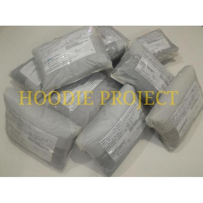 SWEATER POLOSAN HOODIE ZIPER HITAM DS