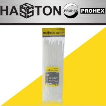 

Diskon! Cable Tie Hasston 5x300mm Putih - Kabel Tis 30cm Prohex 4580-141