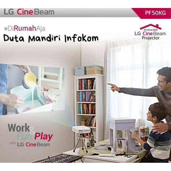 PROJEKTOR LG PF-50KG - LG PF50KG FULL HD 1920x1080/HDMI/USB/Bluetooth