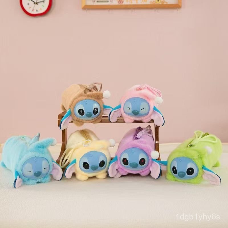 

Stitch Plush Doll Stitch Stationery Bag One-Piece Vinyl Keychain LW5V