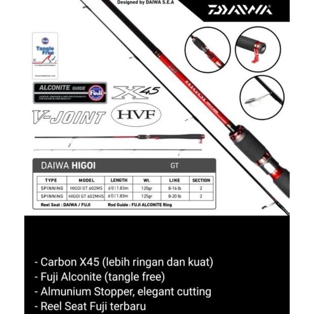 Terlaris Joran Daiwa Higoi Gt 602/180Cm