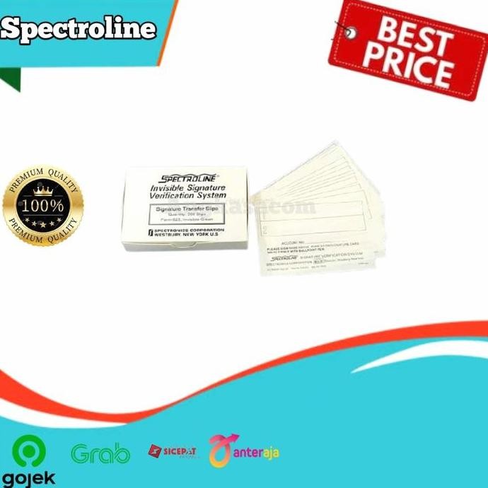 

Spectroline Signature Invisible Satuan
