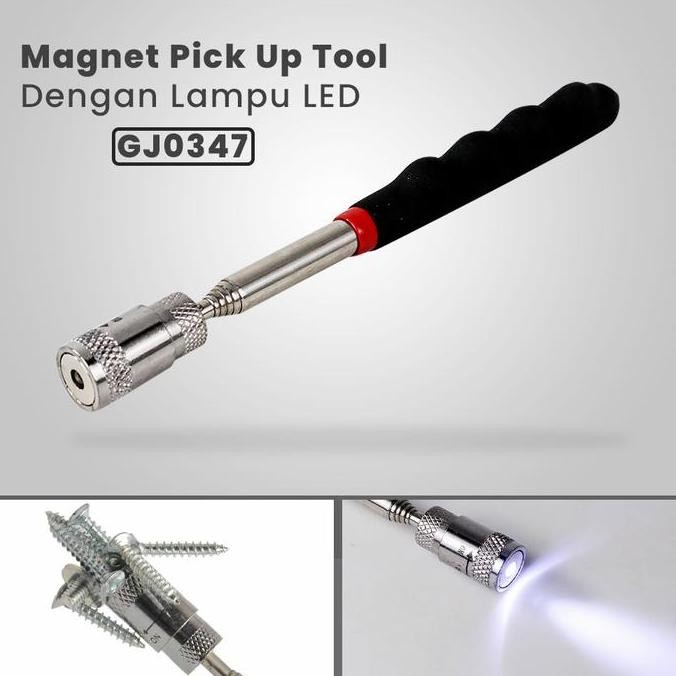 

Tongkat Magnet Telescopic Pick Up Tool Dengan Lampu Led - Gj0347