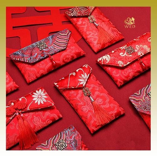 

LFM WED Angpao Wedding Angpao Sangjit Kain Angpao Motif Embos / Angpao Imlek Kain Tebal WED110