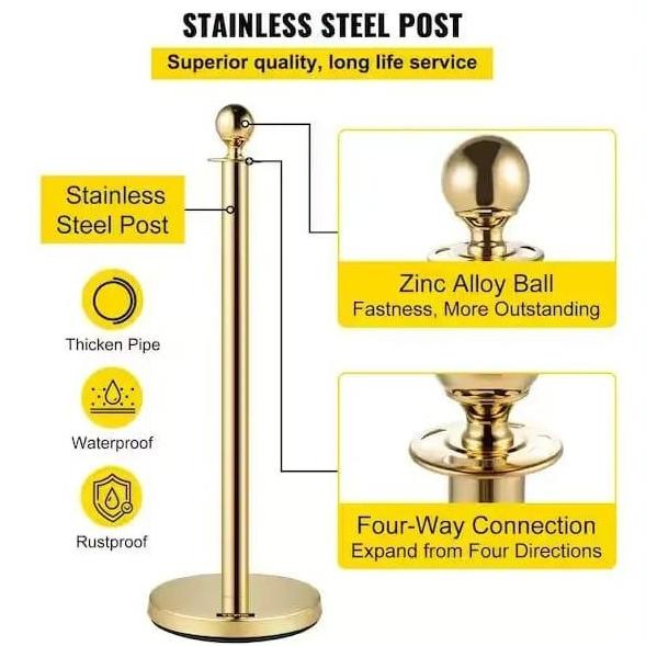 

Tiang Antrian Gold Tiang Antrian Tiang Pembatas Pembatas Antrian Stain New Stok