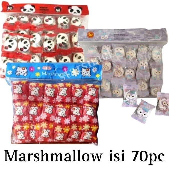 

(Allthebest) Marshmallow Panda isi 70pc/ pack