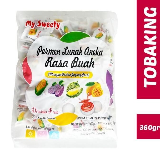 

(Allthebest) Permen Lunak Aneka Buah 360gr IMLEK