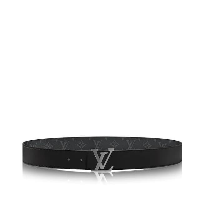 Lv Monogram Eclipse Reversible Belt Black 100% Authentic Original Dan Terpercaya