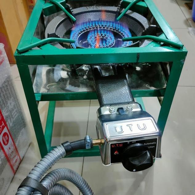 Kompor Gas 1 Tungku 1 Set Lengkapkompor Gas Besar Api Seribu