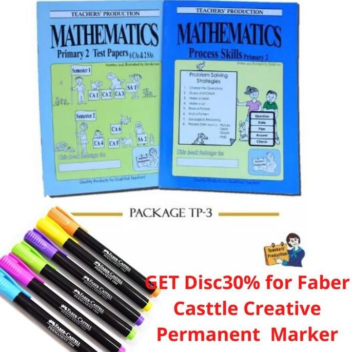 

BUKU AKTIVITAS MATEMATIKA P2 TP-3 + SPIDOL PERMANEN FABER CASTELL STOK TERBATAS