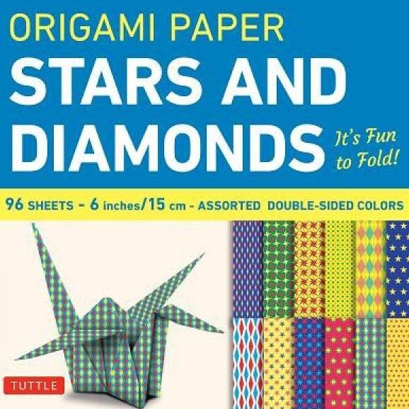 

KERTAS ORIGAMI POLA STARS & DIAMONDS 6 INCH 96 LEMBAR - 9780804847728 STOK TERBATAS