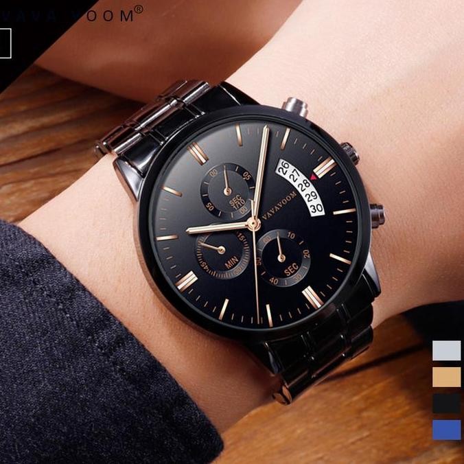 Jam Tangan Pria VAVA VOOM 100% Original Kronograf  214 hadiah watches TM